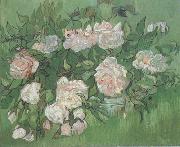 Vincent Van Gogh Still life:Pink Roses (nn04) oil painting on canvas